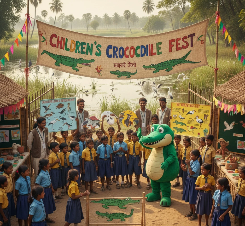 Children Crocodile Festival